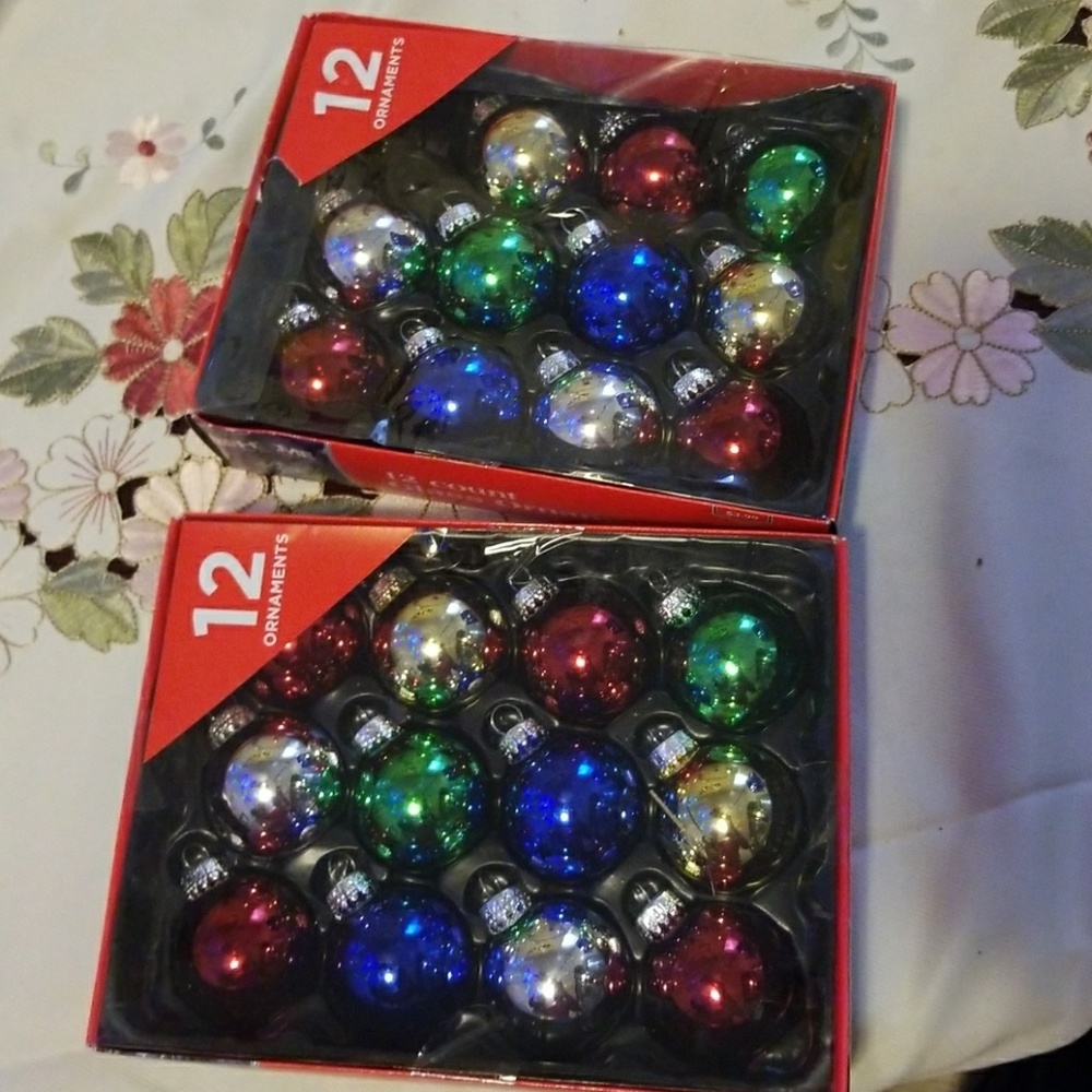 Glass ornaments